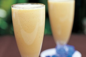 chamomile peach ginger smoothie