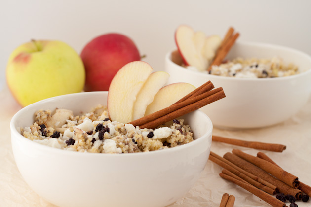 3 minute Cinnamon Currant Breakfast Bowl