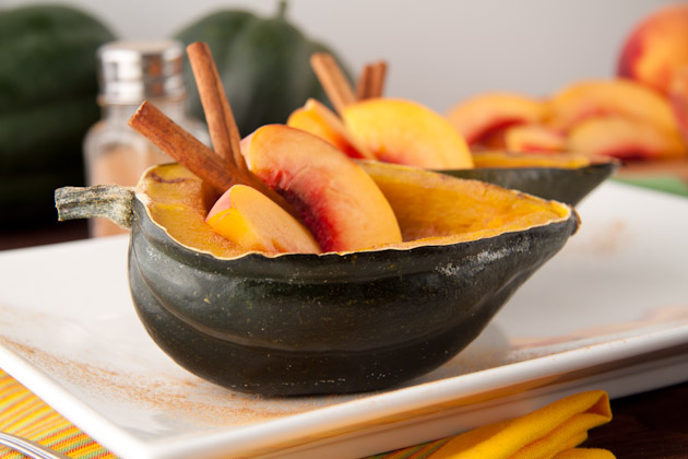 Baked-Maple-Peach-Acorn-Squash-Dessert-2