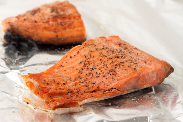 Cold Herb and Mustard Salmon Salad