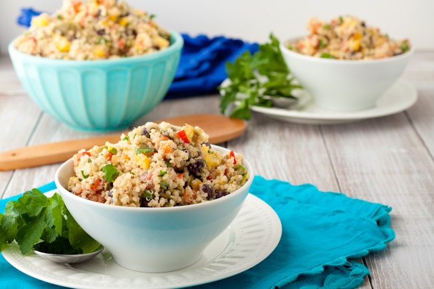 Cold Quinoa Salad with Vegan Ranch 2