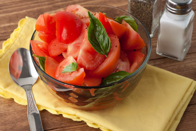 Dairy-free caprese Salad