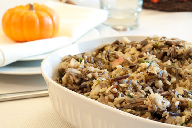 Mushroom + Herb Wild Rice Casserole