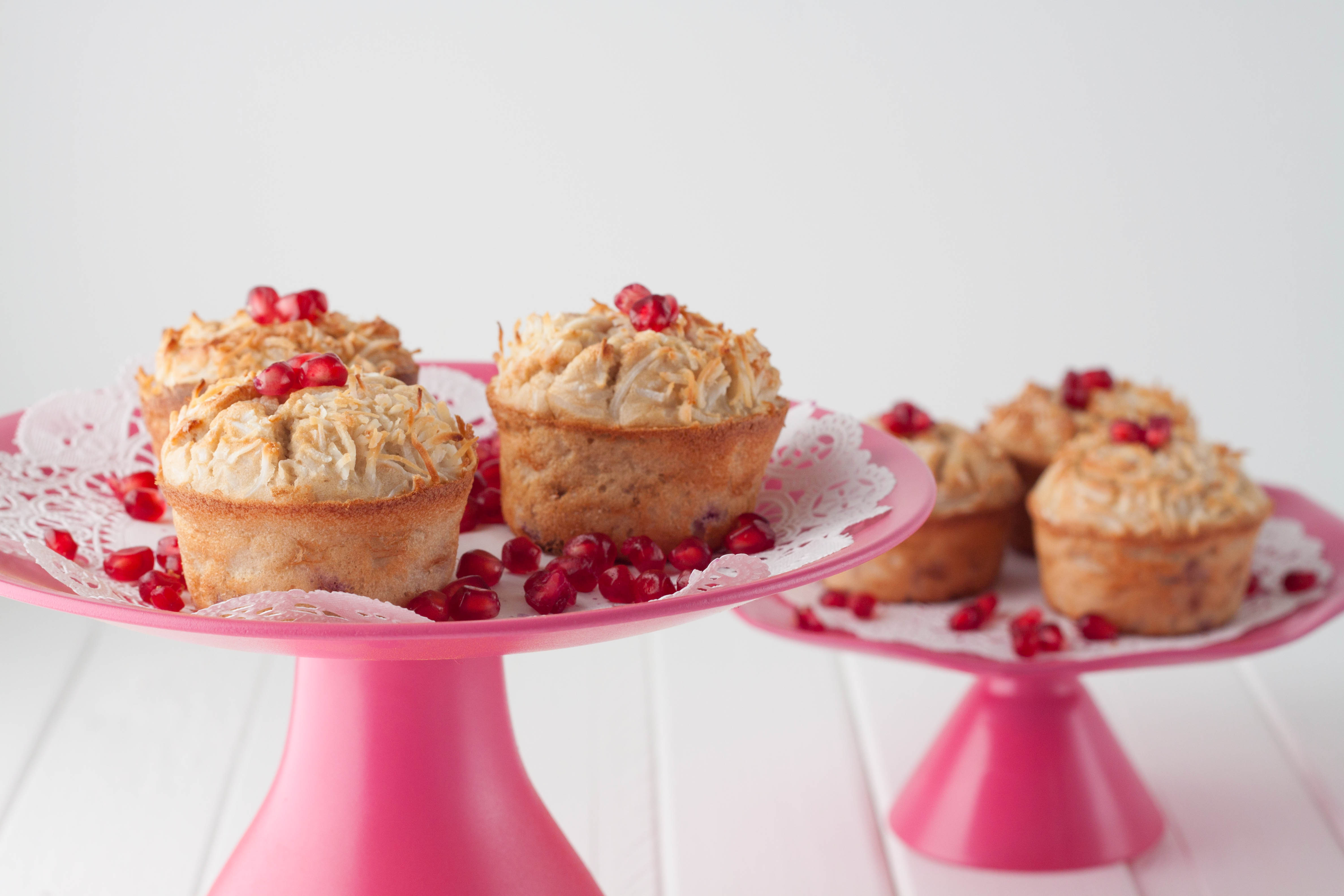 Paleo Coconut Pomegranate Muffins2