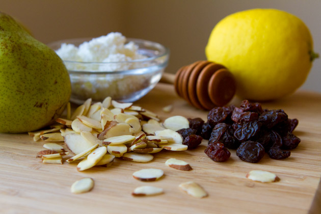 Pear Feta and Almond Salad 2