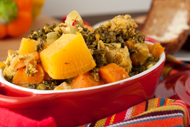 Slow Cooked Rutabaga Chicken Stew 2