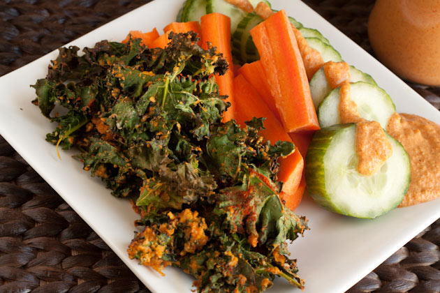 Smoked Paprika Kale Chips2